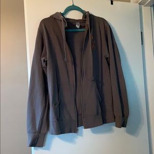 Base push all out orangetheory zip up